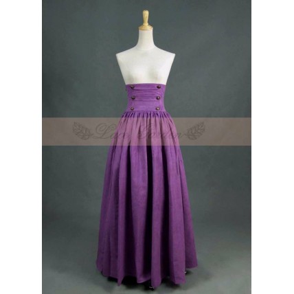 L120 Custom Made to order polyester Flared Swing High Waist Casual Maxi Skirt Regular Size XS S M L XL & Plus size 1x-10x (SZ16-52)