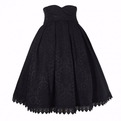 L137 Custom Made to order Polyester Swing Pleated Tiered Ruffle Midi Party Skirt Regular Size XS S M L XL & Plus size 1x-10x (SZ16-52)