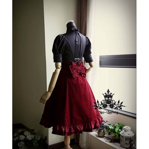 L140 Custom Made to order Velvet Lolita Flared A-Line Swing Midi Skirt Regular Size XS S M L XL & Plus size 1x-10x (SZ16-52)