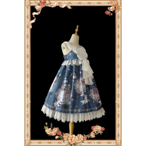 L16 Custom Made to order Polyester Vintage Bow Ball Gown Tank Lolita Prom Dress Regular Size XS S M L XL & Plus size 1x-10x (SZ16-52)