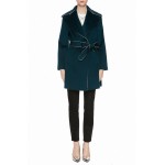 L252 Custom Made to order Wool Blend Big Lapel Belted Wool Blend Overcoat Coat Regular Size XS S M L XL & Plus size 1x-10x (SZ16-52)