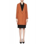 L255 Custom Made to order Wool Blend Loose Fit Straight Overcoat Coat Regular Size XS S M L XL & Plus size 1x-10x (SZ16-52)