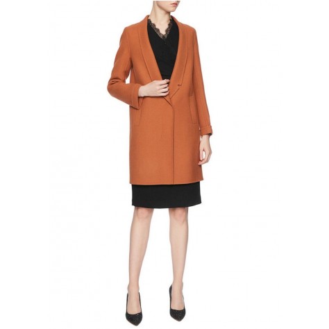 L255 Custom Made to order Wool Blend Loose Fit Straight Overcoat Coat Regular Size XS S M L XL & Plus size 1x-10x (SZ16-52)