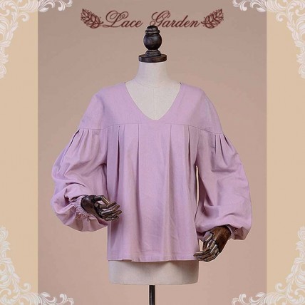 L31 Linen Balloon Sleeve Lolita Gothic Blouse Shirt Regular Size XS S M L XL & Plus size 1x-10x (SZ16-52)