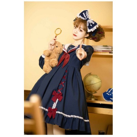 L545 Custom Made to order Spandex cotton Poplin Strappy Lolita  Ruffle Retro Cosplay Dress Regular Size XS S M L XL & Plus size 1x-10x (SZ16-52)