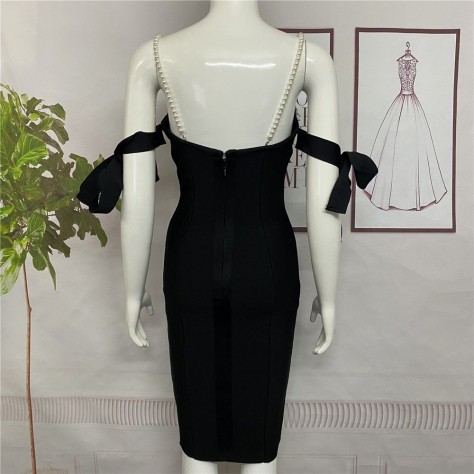 L562 Custom Made to order Cotton Blend Jersey Sexy Deep V-Neck Backless Beaded Wrap Dress Regular Size XS S M L XL & Plus size 1x-10x (SZ16-52)