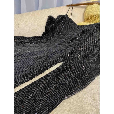 L725 Custom Made to order Polyester V-Neck Sequin Mini Party Cocktail Wrap Dress Regular Size XS S M L XL & Plus size 1x-10x (SZ16-52)