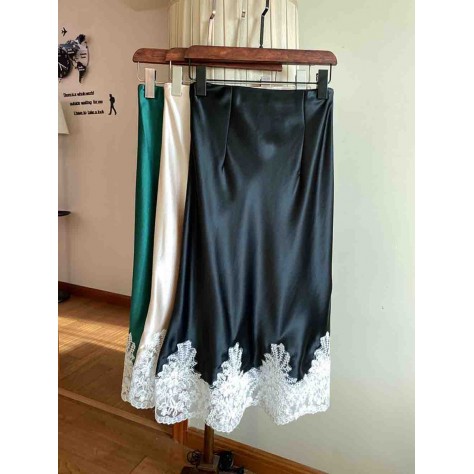 L797 Custom Made to order Satin Women's Sexy Stretch Pencil Skirt New Regular Size XS S M L XL & Plus size 1x-10x (SZ16-52)