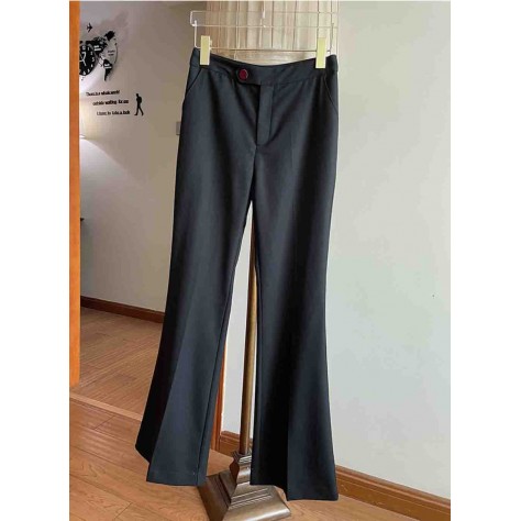 L821 Custom Made to order Cotton spandex Women's Single-Breasted Business Pant Suit Regular Size XS S M L XL & Plus size 1x-10x (SZ16-52)