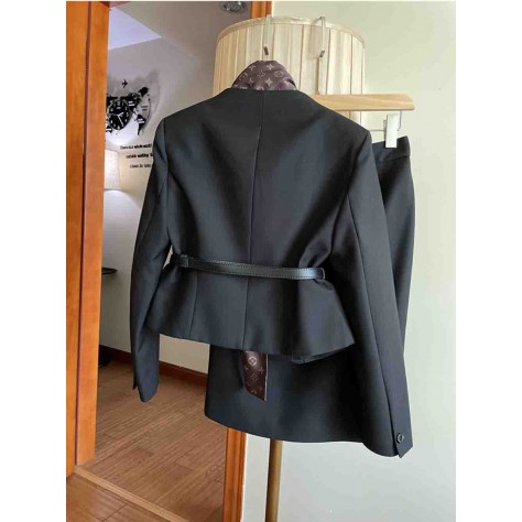 L830 Custom Made to order Cotton spandex Women's Business Office Hip Wrap Skirt Suit Regular Size XS S M L XL & Plus size 1x-10x (SZ16-52)