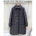 L895 Custom Made to order Polyester Women's Warmth Quilted Mid-Length Coat New Regular Size XS S M L XL & Plus size 1x-10x (SZ16-52)