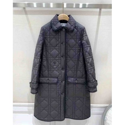 L895 Custom Made to order Polyester Women's Warmth Quilted Mid-Length Coat New Regular Size XS S M L XL & Plus size 1x-10x (SZ16-52)