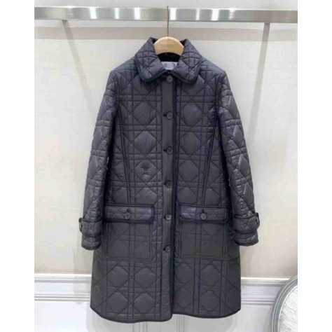 L895 Custom Made to order Polyester Women's Warmth Quilted Mid-Length Coat New Regular Size XS S M L XL & Plus size 1x-10x (SZ16-52)