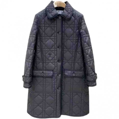 L895 Custom Made to order Polyester Women's Warmth Quilted Mid-Length Coat New Regular Size XS S M L XL & Plus size 1x-10x (SZ16-52)