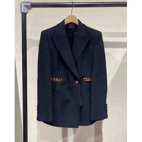 L898 Custom Made to order Cotton spandex Women's Long Sleeve Business Blazer Coat Regular Size XS S M L XL & Plus size 1x-10x (SZ16-52)