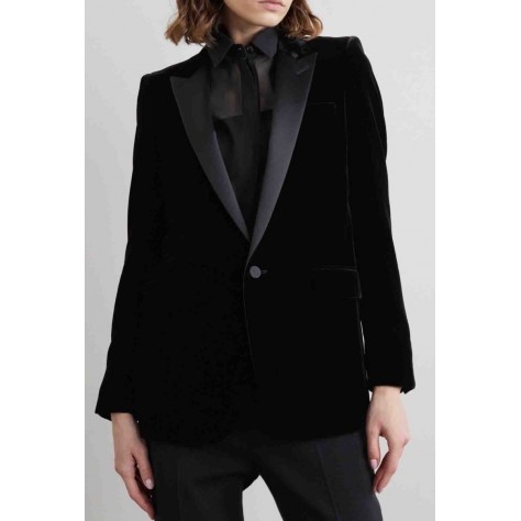 L903 Custom Made to order Velvet Women's Long Sleeved Suit Coat New Regular Size XS S M L XL & Plus size 1x-10x (SZ16-52)