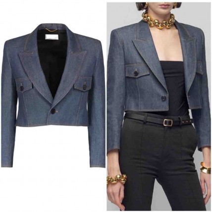 L907 Custom Made to order Twill Women's Long Sleeve Short Jacket New Regular Size XS S M L XL & Plus size 1x-10x (SZ16-52)