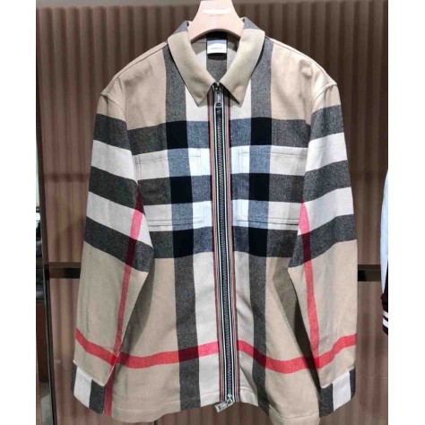 L909 Custom Made to order Polyester Womens Thick Plaid Casual Shirt Jacket Coat Regular Size XS S M L XL & Plus size 1x-10x (SZ16-52)