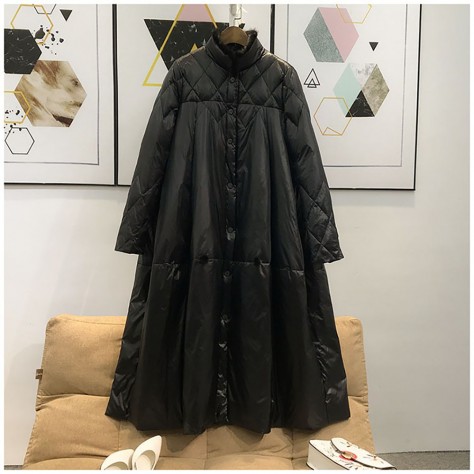 L917 Custom Made to order Down Oversized Loose Casual Thick Quilted Coat Regular Size XS S M L XL & Plus size 1x-10x (SZ16-52)