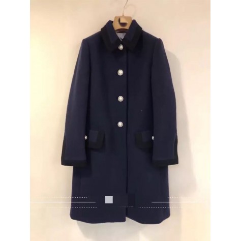 L920 Custom Made to order Cotton spandex Contrast Single Breasted Casual Overcoat Coat Regular Size XS S M L XL & Plus size 1x-10x (SZ16-52)