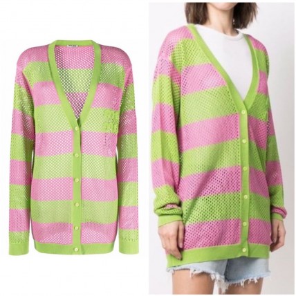 L930 Custom Made to order Cashmere Blend Long Sleeved Contrast Cardigan Sweater New Regular Size XS S M L XL & Plus size 1x-10x (SZ16-52)