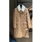 L940 Custom Made to order Down Women's Thickening Quilted Mid-Length Coat Regular Size XS S M L XL & Plus size 1x-10x (SZ16-52)