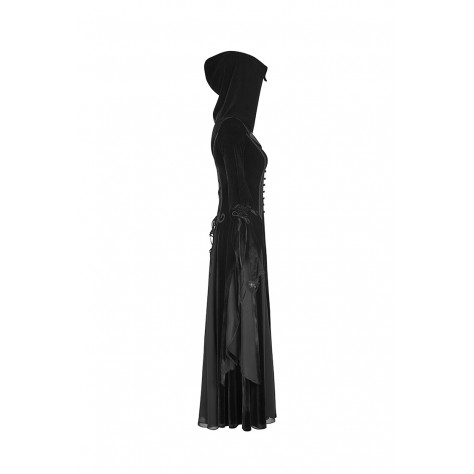  TY97  Custom Made to order Velvet  Gothic Punk Gothic Long Dress Regular Size XS S M L XL & Plus size  (SZ16-52)1X 2X 3X 4X 5X 6X 7X 8X 9X 10X