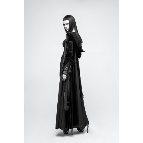  TY97  Custom Made to order Velvet  Gothic Punk Gothic Long Dress Regular Size XS S M L XL & Plus size  (SZ16-52)1X 2X 3X 4X 5X 6X 7X 8X 9X 10X